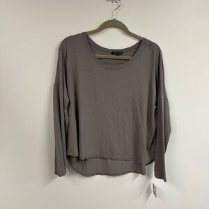 Eileen Fisher Slate Gray Long Sleeve Tee